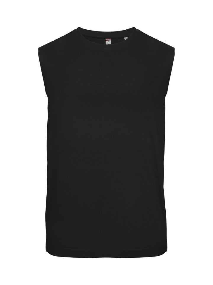 T-skjorte Clique Sleeveless Herre – uten trykk – Sort