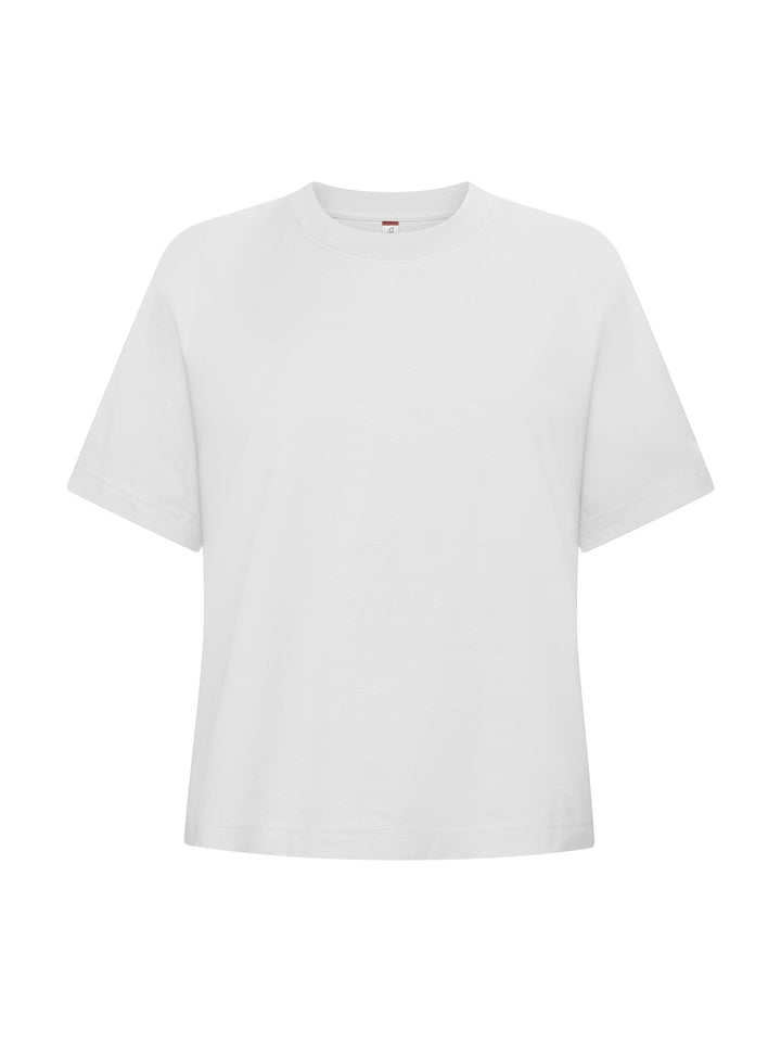 T-skjorte Clique Over-T Dame – uten trykk – Hvit