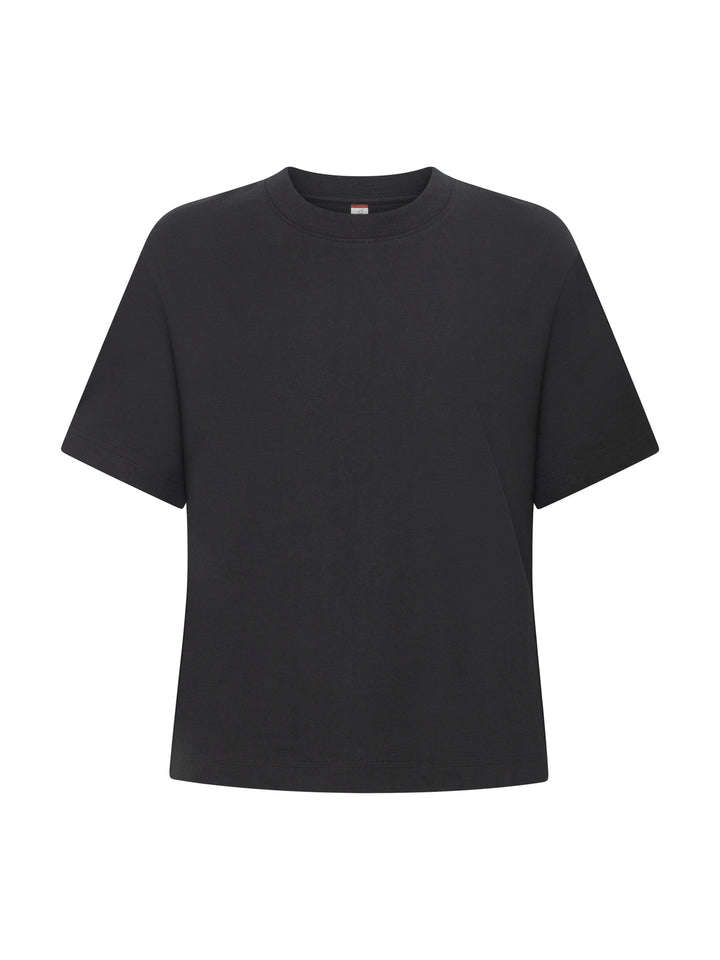 T-skjorte Clique Over-T Dame – uten trykk – Sort