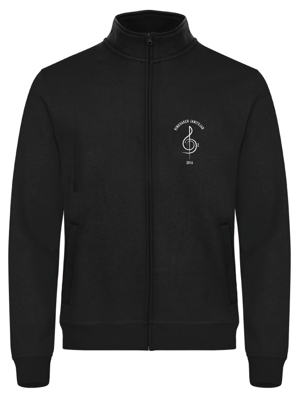 Cardigan Basic Herre Ringsaker Janitsjar kun logo på bryst