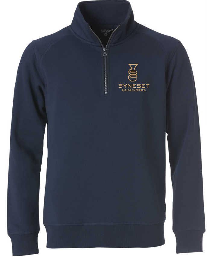 Half Zip Genser Unisex Byneset Musikkorps