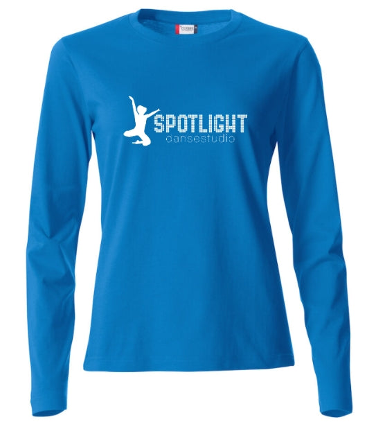 T-skjorte langermet Dame Spotlight Dansestudio