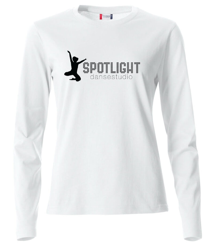 T-skjorte langermet Dame Spotlight Dansestudio
