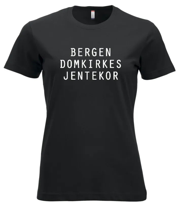 T-skjorte Dame Bergen Domkirkes Jentekor