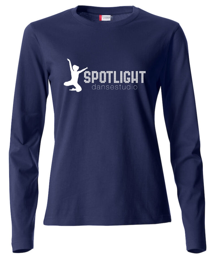 T-skjorte langermet Dame Spotlight Dansestudio