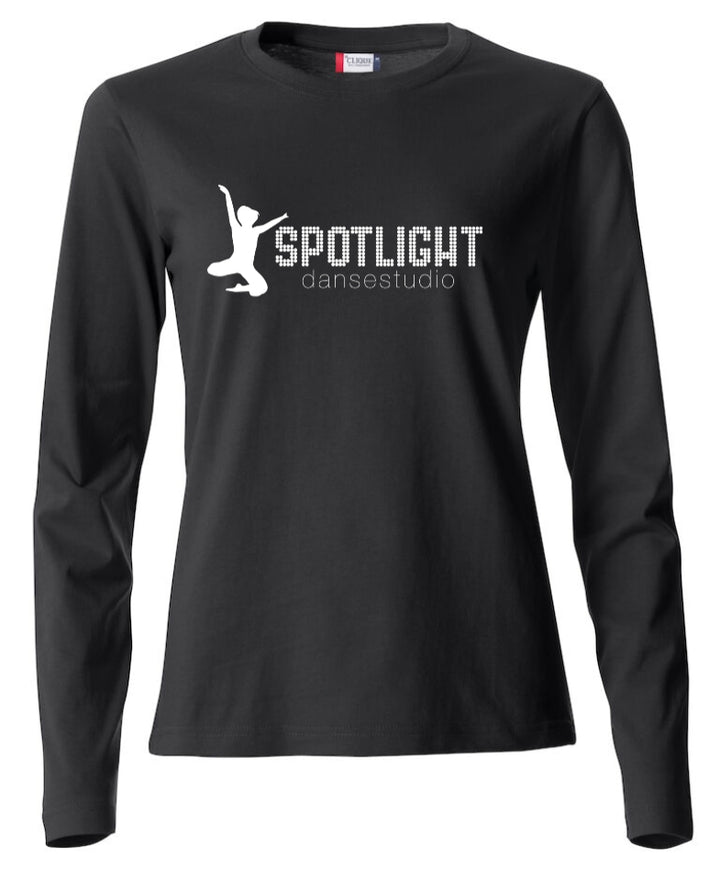 T-skjorte langermet Dame Spotlight Dansestudio