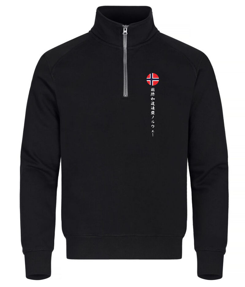 Half Zip Genser Unisex Fana Wado Ryu Karateklubb