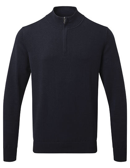 Asquith &amp; Fox AQ048 strikkegenser herre i French Navy, uten logo