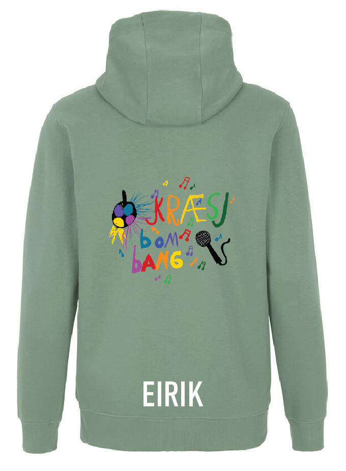 Hettejakke ledere (E, M &amp;V) Unisex Kræsj Bom Bang Askøy