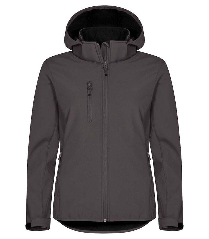 Classic Softshell med hette Dame uten logo