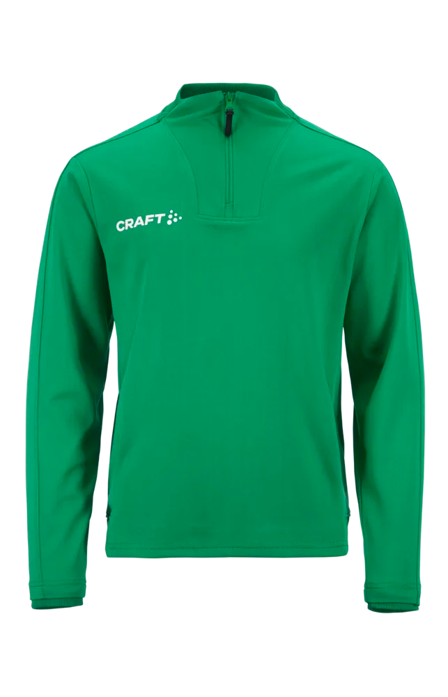 Evolve 2.0 Half Zip Junior – Grønn