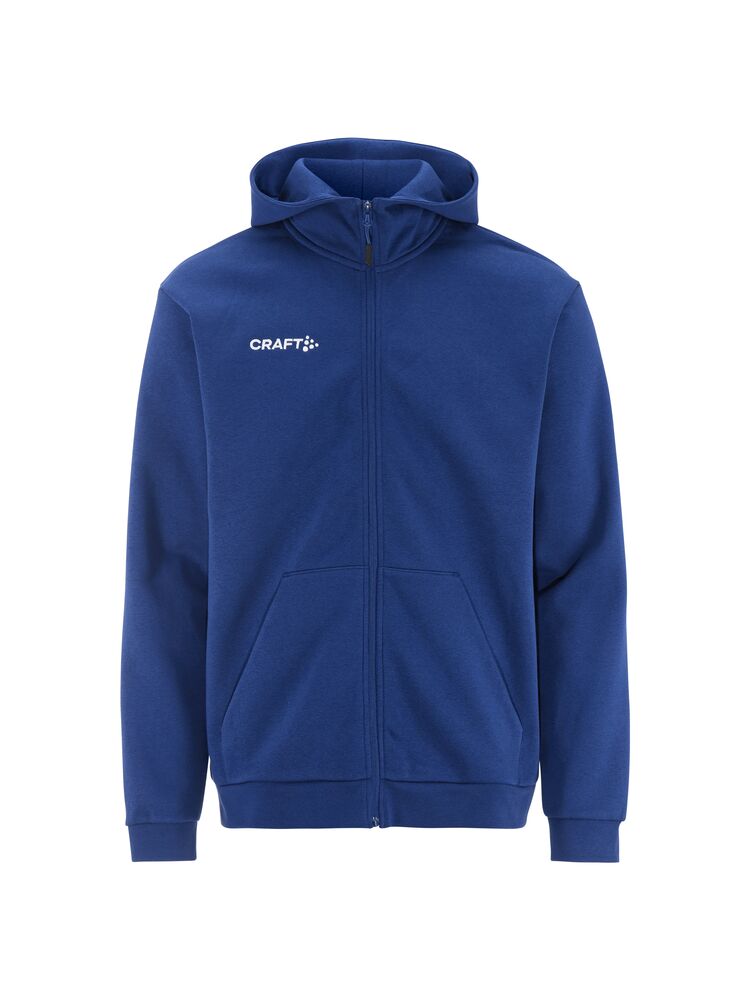 Community 2.0 Logo Fz Hoodie Herre – Kongeblå