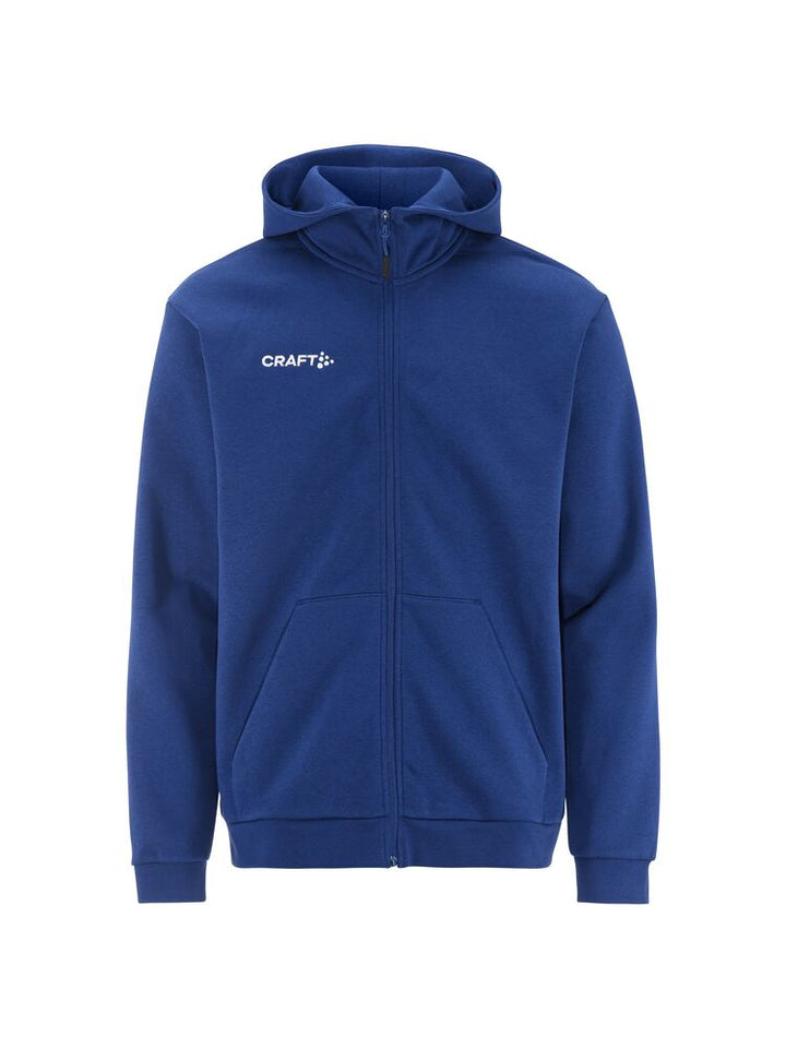 Community 2.0 Logo Fz Hoodie Herre – Kongeblå