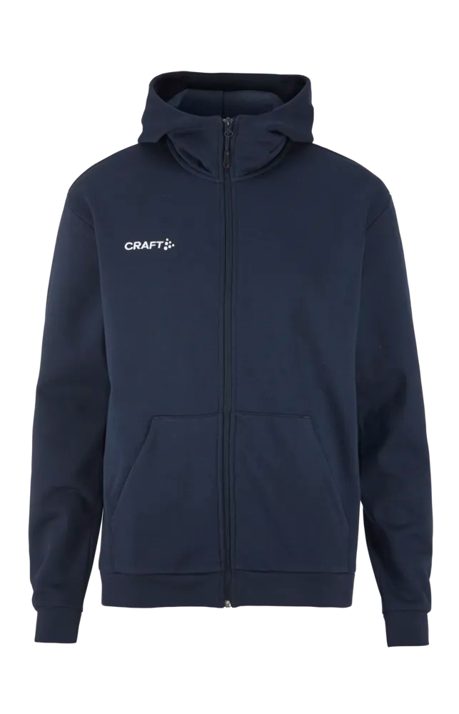 Community 2.0 Logo Fz Hoodie Herre – Marineblå