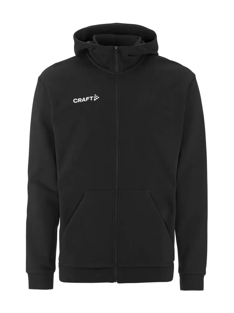 Community 2.0 Logo Fz Hoodie Herre – Sort