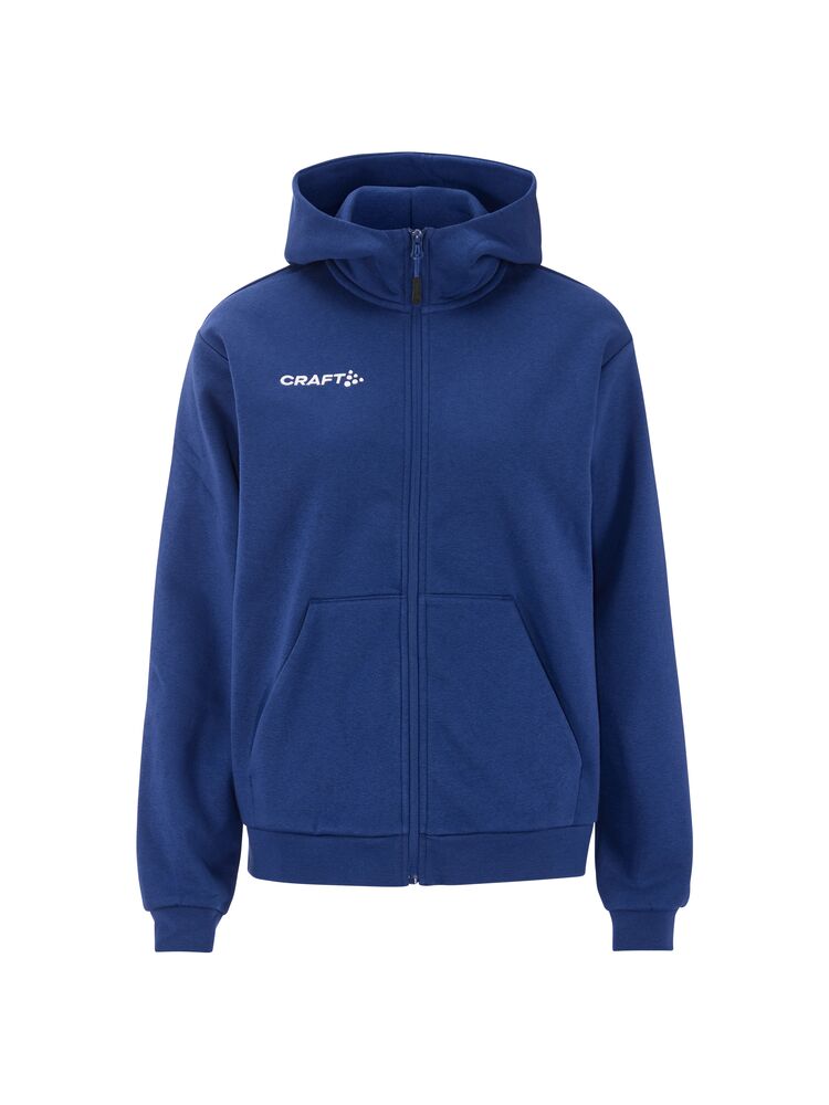 Community 2.0 Logo Fz Hoodie Dame – Kongeblå