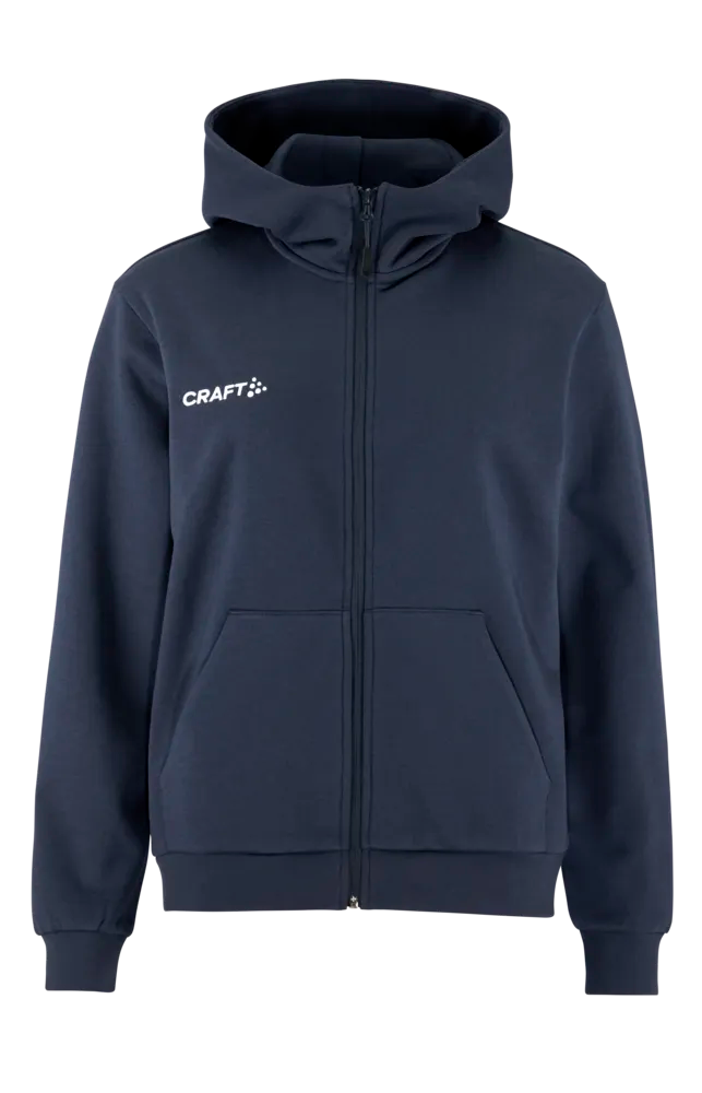 Community 2.0 Logo Fz Hoodie Dame – Marineblå