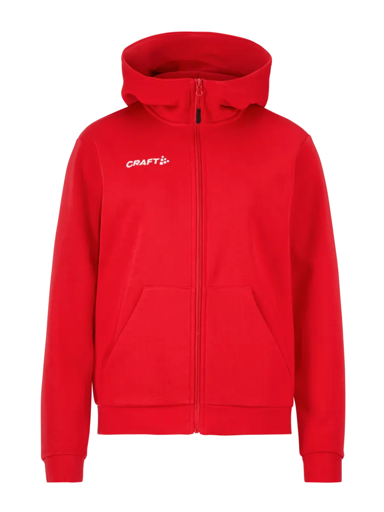 Community 2.0 Logo Fz Hoodie Dame – Bright red
