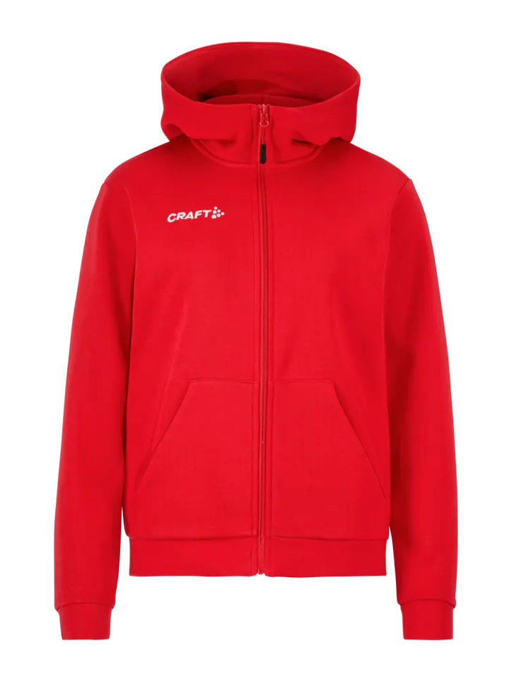 Community 2.0 Logo Fz Hoodie Dame – Bright red