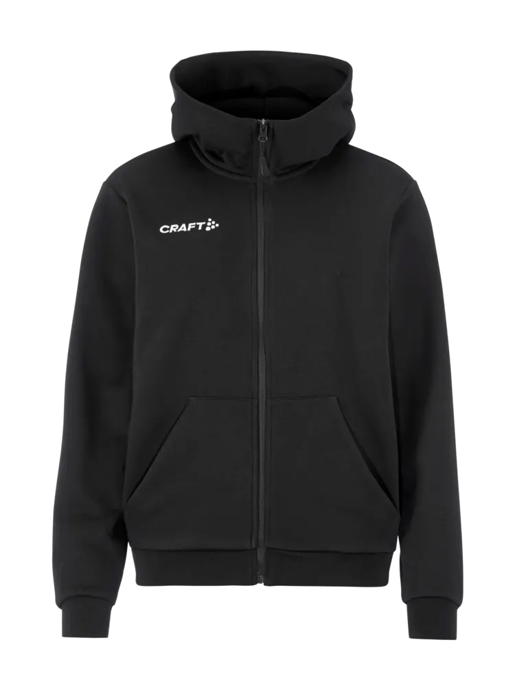 Community 2.0 Logo Fz Hoodie Dame – Sort
