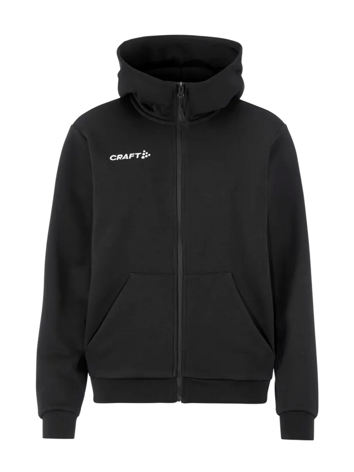 Community 2.0 Logo Fz Hoodie Dame – Sort