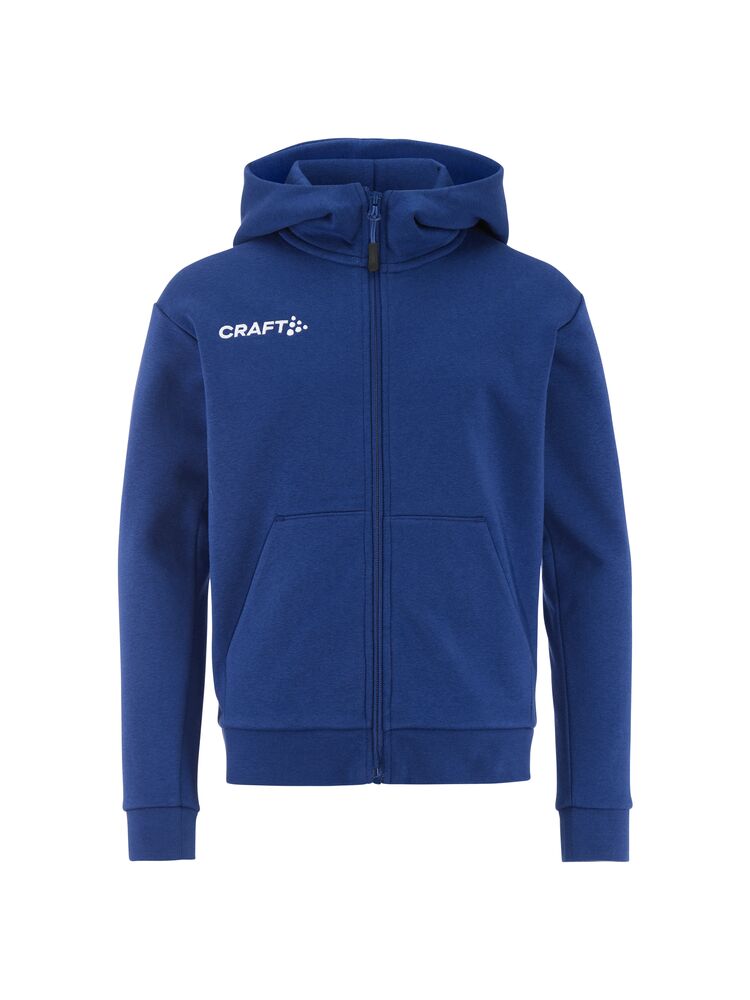 Community 2.0 Logo Fz Hoodie Junior – Kongeblå