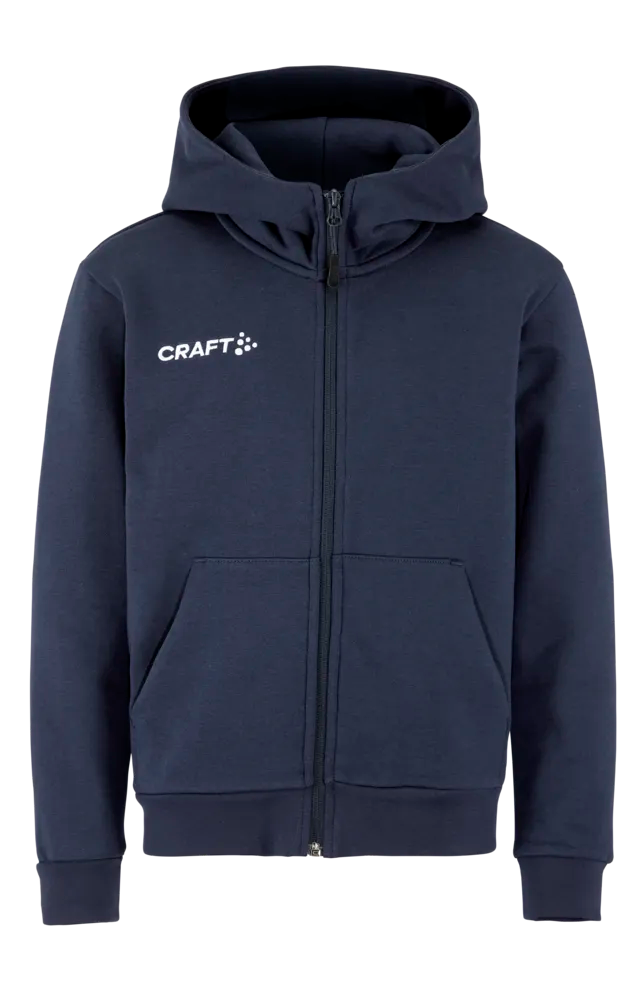 Community 2.0 Logo Fz Hoodie Junior – Marineblå