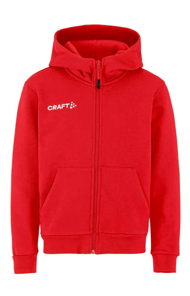 Community 2.0 Logo Fz Hoodie Junior – Bright red