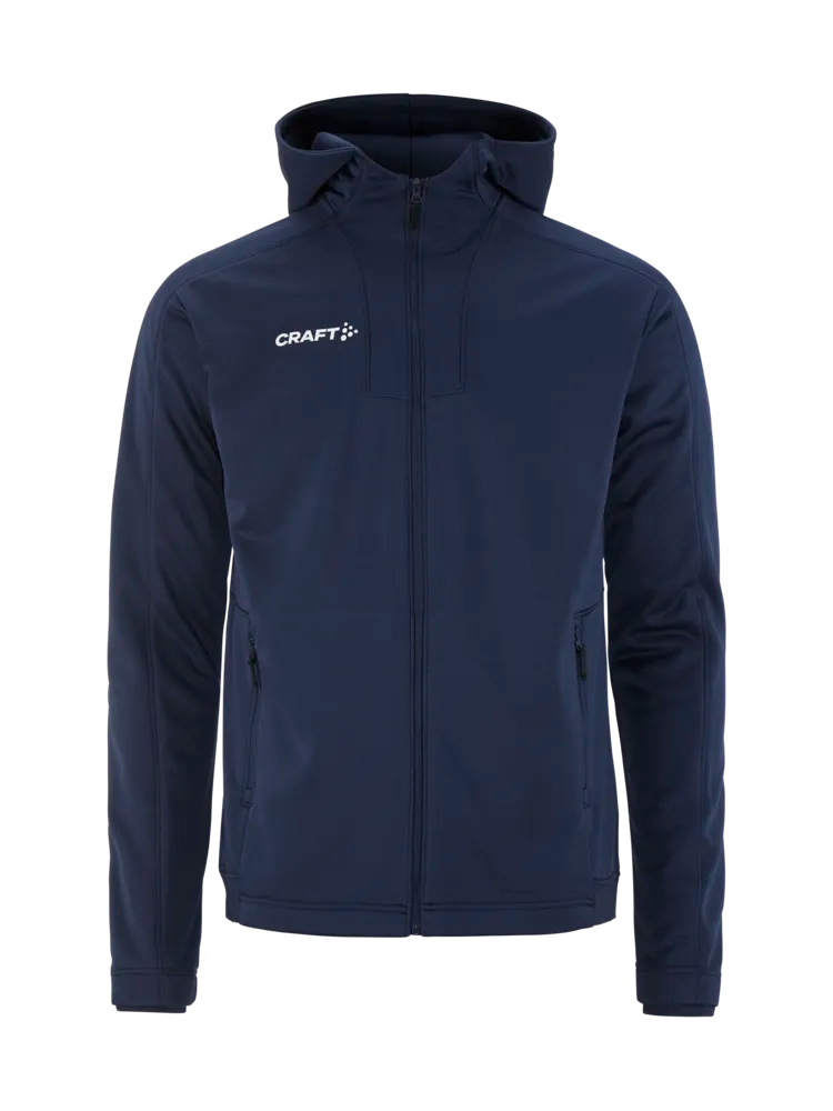 Evolve 2.0 Brushed Hood Jacket Herre – Marineblå