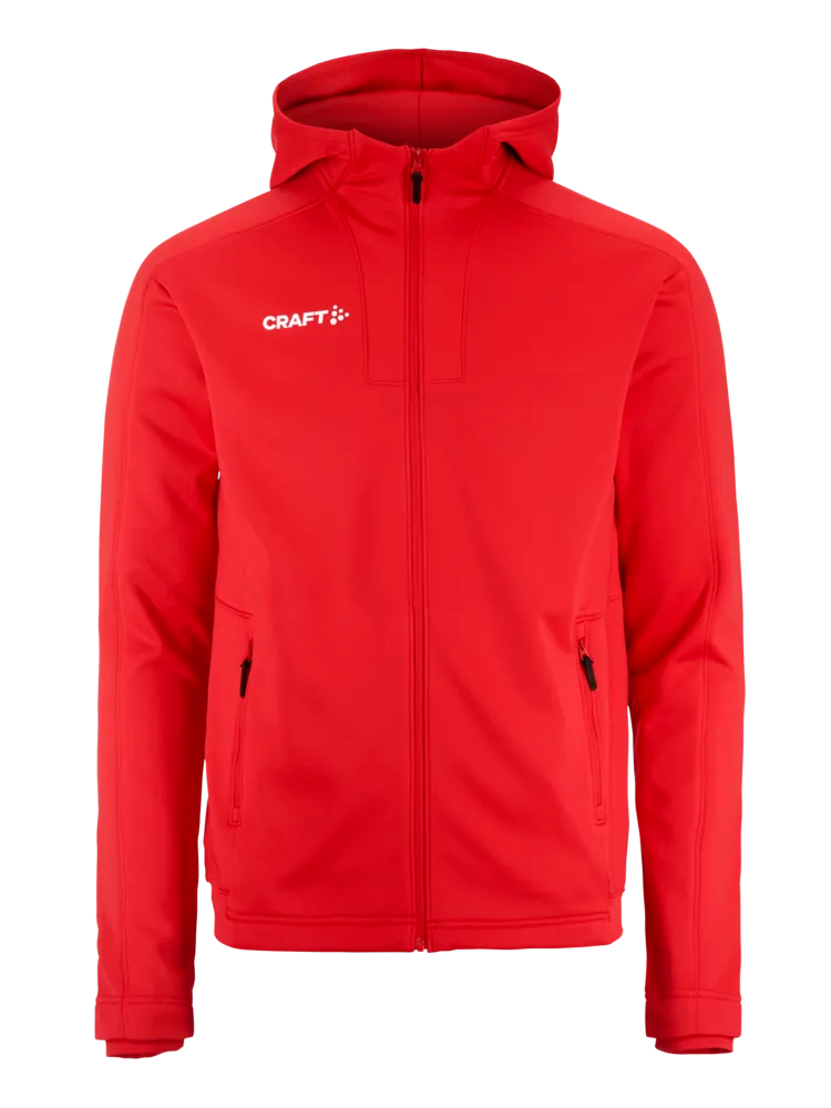 Evolve 2.0 Brushed Hood Jacket Herre – Bright red