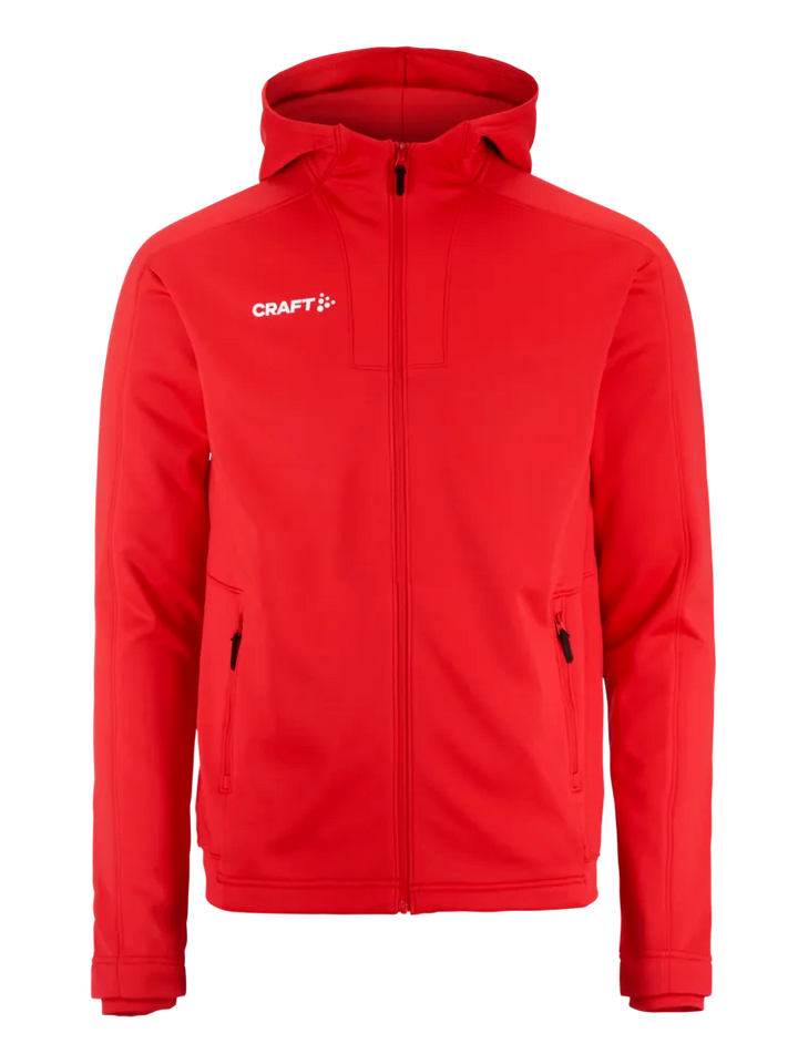 Evolve 2.0 Brushed Hood Jacket Herre – Bright red