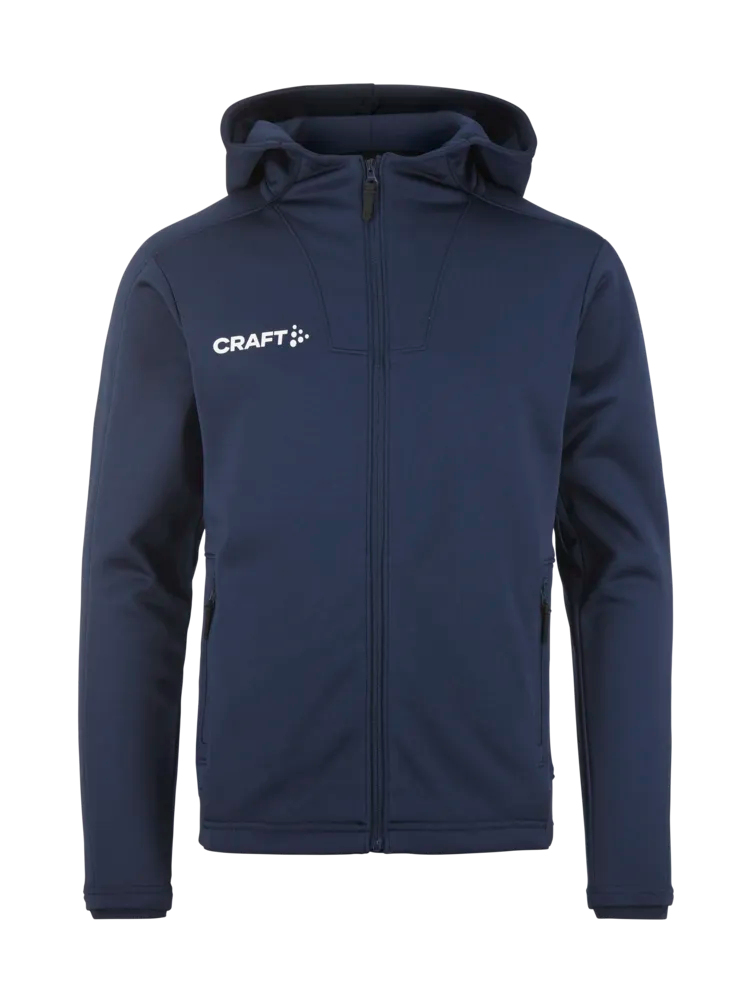 Evolve 2.0 Brushed Hood Jacket Junior – Marineblå