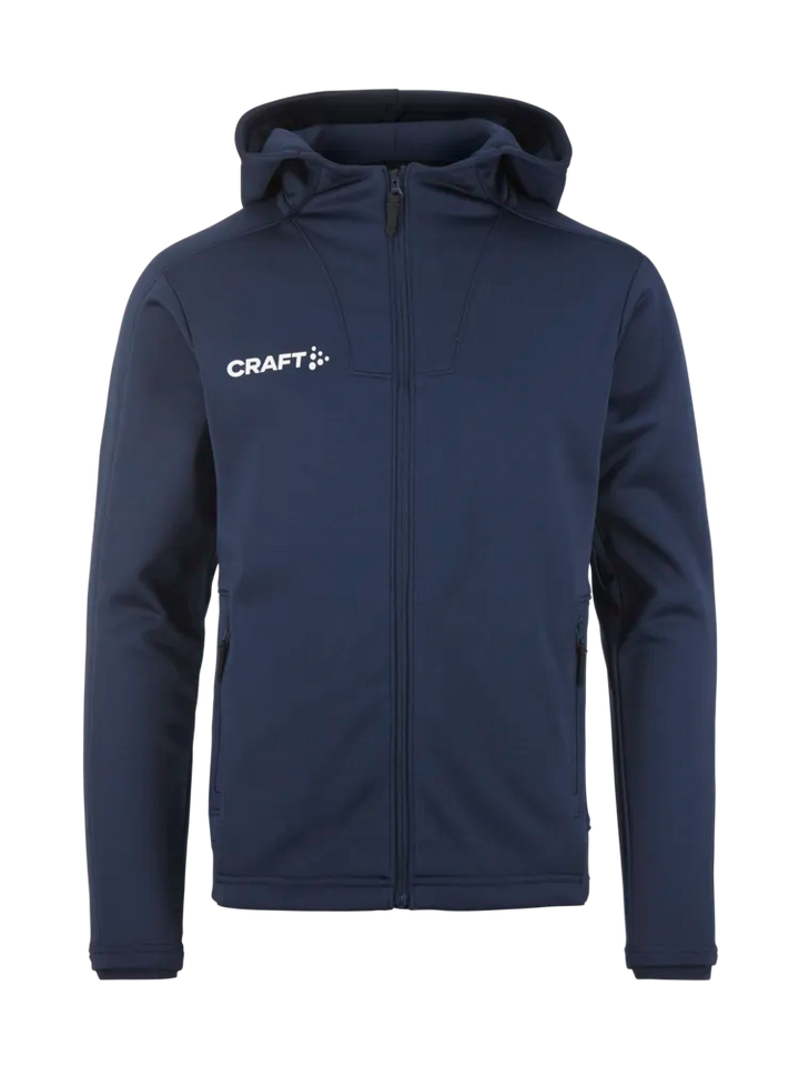 Evolve 2.0 Brushed Hood Jacket Junior – Marineblå
