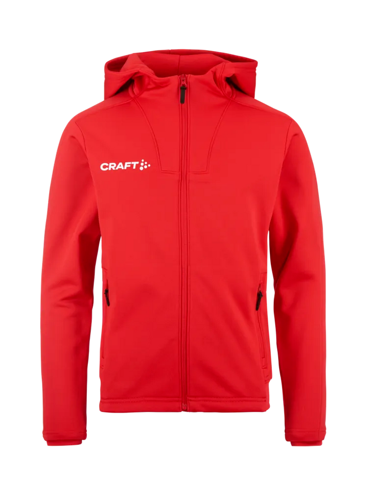 Evolve 2.0 Brushed Hood Jacket Junior – Bright red