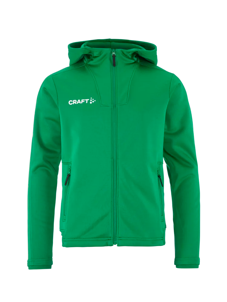 Evolve 2.0 Brushed Hood Jacket Junior – Grønn