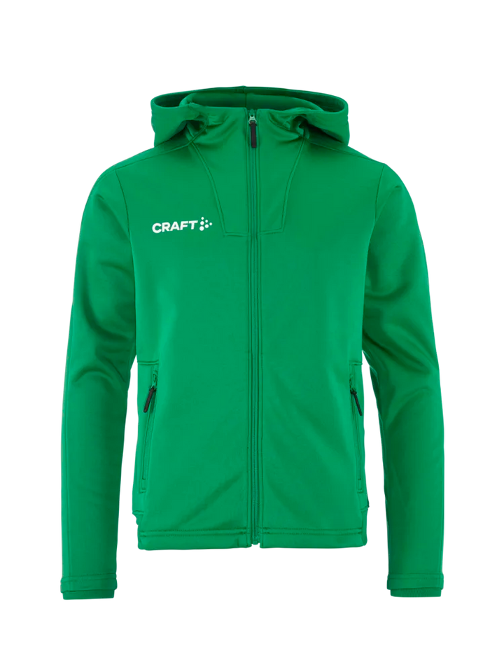 Evolve 2.0 Brushed Hood Jacket Junior – Grønn