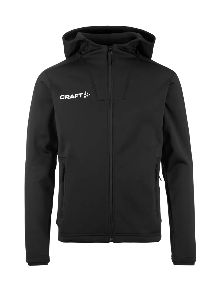 Evolve 2.0 Brushed Hood Jacket Junior – Sort
