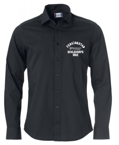 Clark Skjorte med logo Herre Ferkingstad Skulekorps – forside