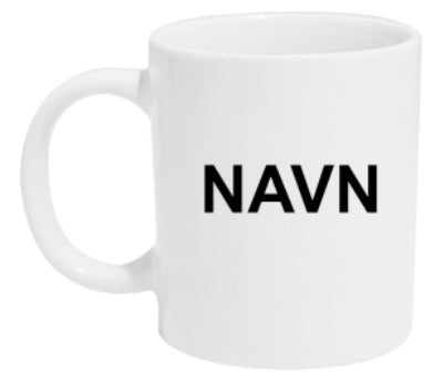 Kaffekopp med personlig navn Florøskulens Brassband