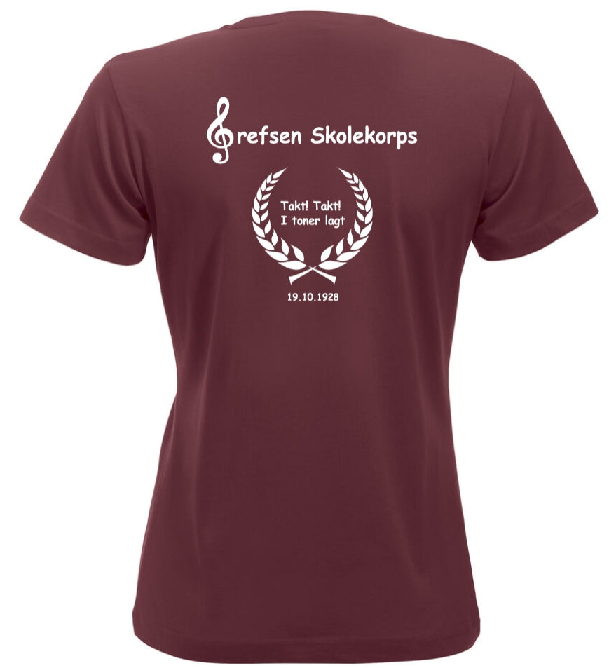 T-skjorte Dame Grefsen Skolekorps