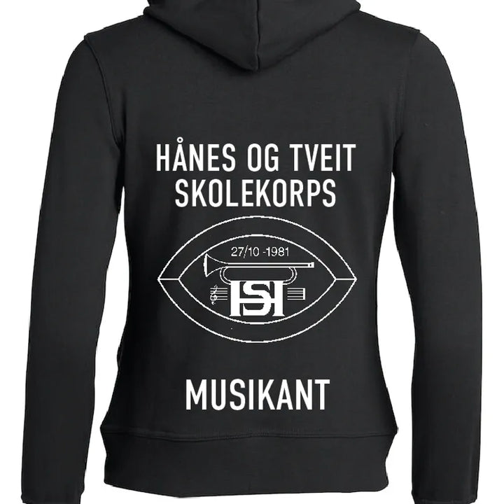 Hettejakke Dame Logo + Musikant Hånes og Tveit Skolekorps – bilde 1