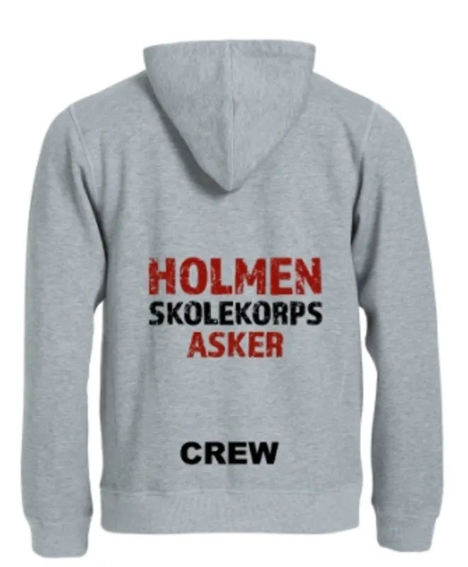 Hettejakke Herre Crew Holmen Skolekorps bakside