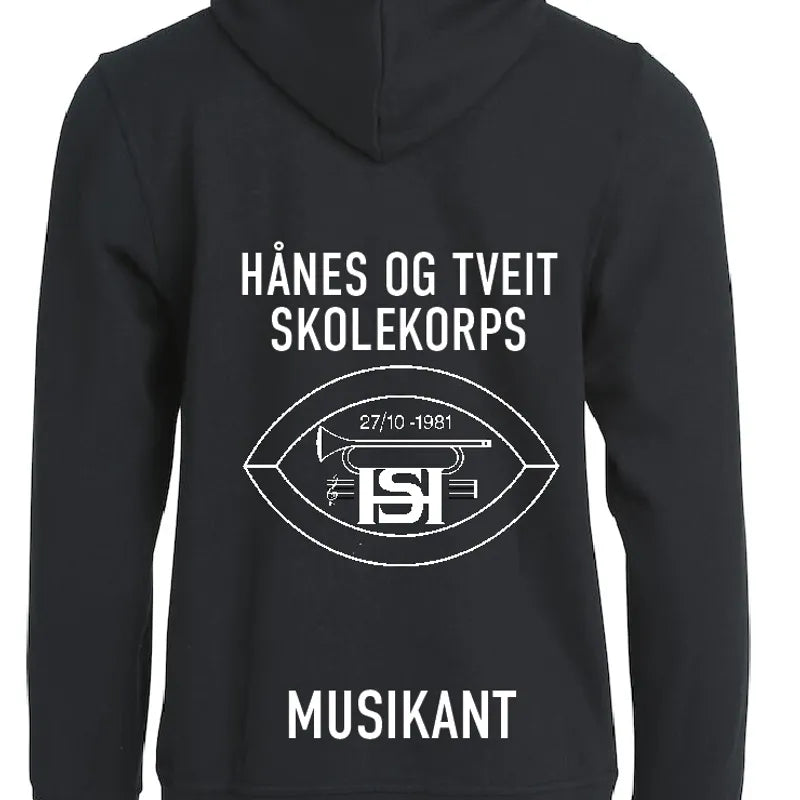 Hettejakke Herre Logo + Musikant Hånes og Tveit Skolekorps – bilde 1