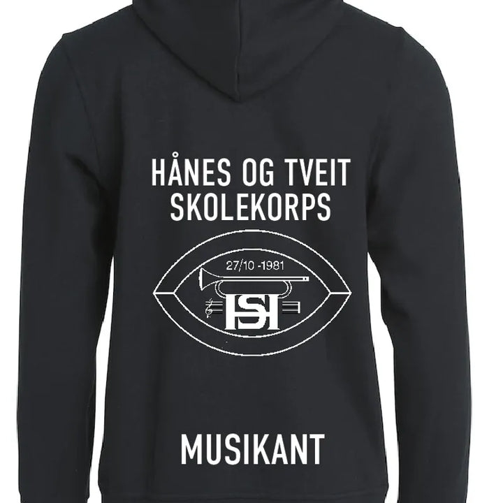 Hettejakke Herre Logo + Musikant Hånes og Tveit Skolekorps – bilde 1