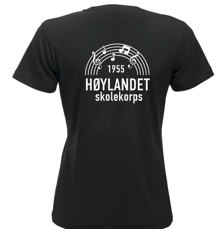 T-skjorte Dame Jubileum Høylandet Skolekorps – bilde 2