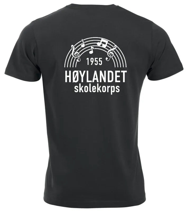 T-skjorte Herre Jubileum Høylandet Skolekorps – bilde 2