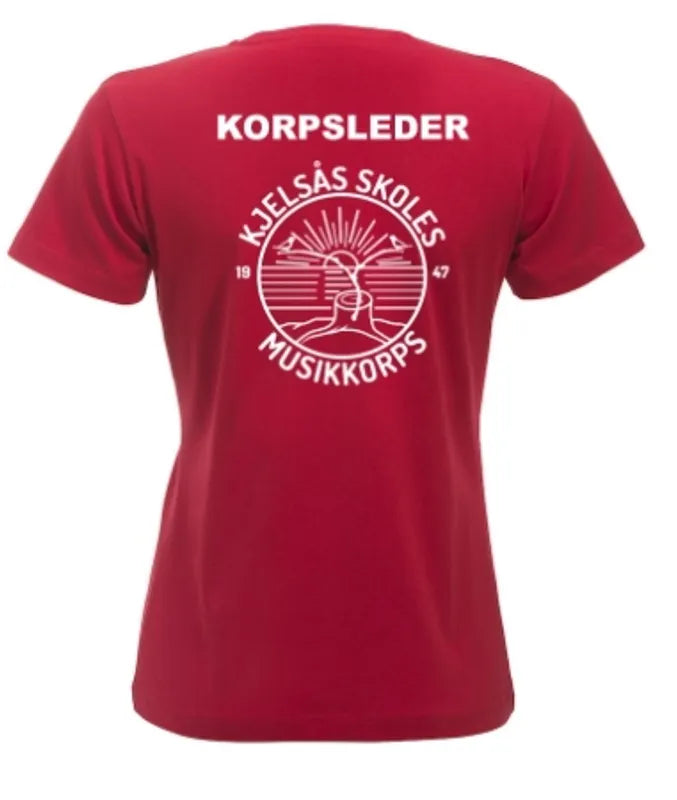 T-skjorte Dame Korpsleder Kjelsås Skoles Musikkorps – bilde 2