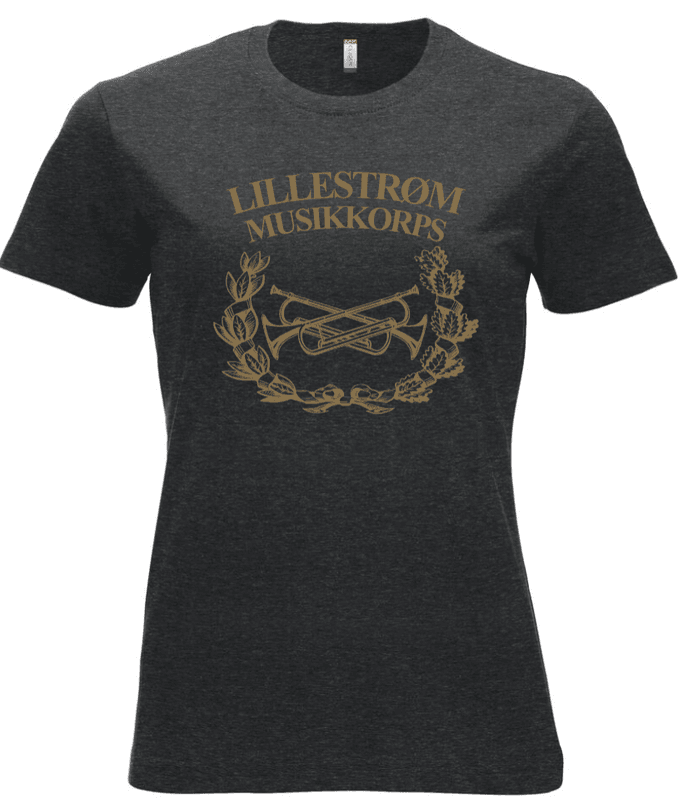 T-skjorte Dame Stor Logo Lillestrøm Musikkorps