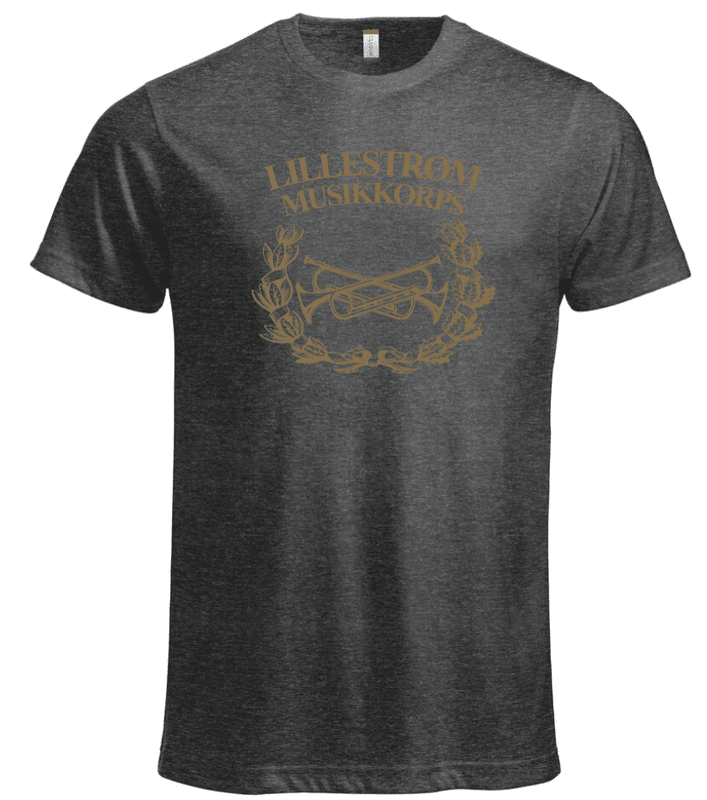 T-skjorte Herre stor logo Lillestrøm Musikkorps