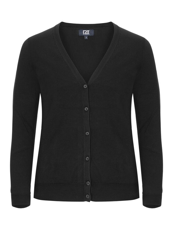 Oakville cardigan dame i sort, uten logo